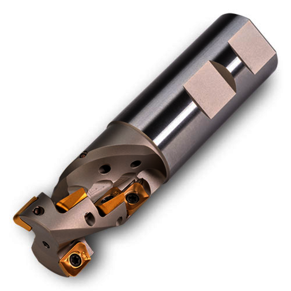 Ingersoll Cutting Tools 3027510 25.00 mm Cut Dia, 25.00 mm Max Depth, 25.00 mm Shank Dia, Indexable Square-Shoulder End Mill