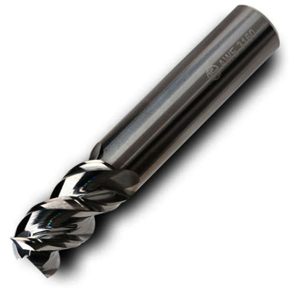 INGCUT 4108485  in Corner Rad,  in Mill Dia,  in LOC,  in OAL,  Flutes, , , Corner Radius & Corner Chamfer End Mill