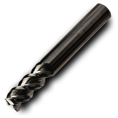 INGCUT 4108493  in Corner Rad,  in Mill Dia,  in LOC,  in OAL,  Flutes, , , Corner Radius & Corner Chamfer End Mill