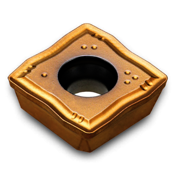 Ingersoll QUAD-TWIST™ 5101176 4-Corner Drill Insert With Coolant Through, Squared Shape, Material Grade: M, P, S, SOMT Insert, 0.094 in THK, For Use On Alloy Steels, Low Carbon, Low Alloy Steels, Mold Steels and Stainless Steel