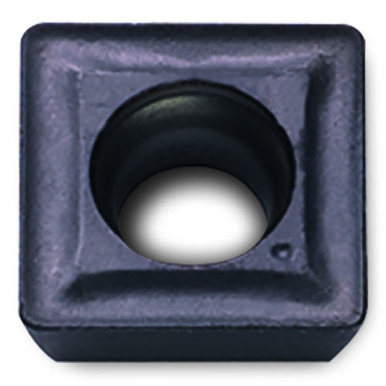 Ingersoll Quad Bore™ 5140192 4-Corner Drill Insert, Squared Shape, Material Grade: K,M, 060204 Insert, SHLT Insert, 0.094 in THK, 0.236 in Inscribed Circle, For Use On Gray Cast Iron, Nodular Gray Cast Iron and Stainless Steel, Manufacturer's Grade: IN2005