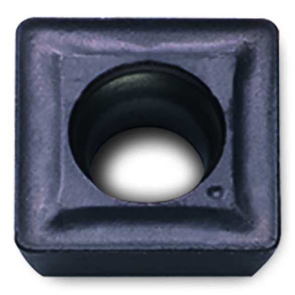 Ingersoll Quad Bore™ 5140192 4-Corner Drill Insert, Squared Shape, Material Grade: K,M, 060204 Insert, SHLT Insert, 0.094 in THK, 0.236 in Inscribed Circle, For Use On Gray Cast Iron, Nodular Gray Cast Iron and Stainless Steel, Manufacturer's Grade: IN2005