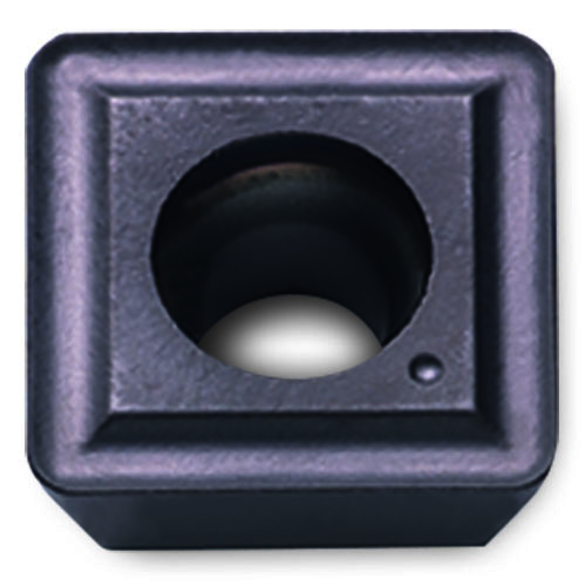 Ingersoll QUAD-DRILL+™ 5140195 4-Corner Drill Insert With Coolant Through, Squared Shape, Material Grade: K,M, SPLT Insert, 0.157 in THK, 0.312 in Inscribed Circle, For Use On Gray Cast Iron, Nodular Gray Cast Iron and Stainless Steel