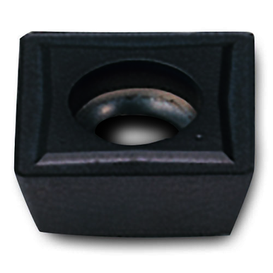 Ingersoll QUAD-DRILL+™ 5140234 4-Corner Drill Insert With Coolant Through, Squared Shape, Material Grade: K,M, SCLT Insert, 0.094 in THK, For Use On Gray Cast Iron, Nodular Gray Cast Iron and Stainless Steel, Manufacturer's Grade: IN2005