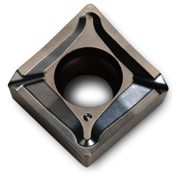 Ingersoll T-CAP™ 5515859 Turning Insert, XCMT Insert, Material Grade: M, P, S, 0602 Insert, Round Shape, 06 Seat, Positive Rake, For Use On Exotic Alloys, Low Carbon Stainless Steel and Steel, Manufacturer's Grade: TT9030