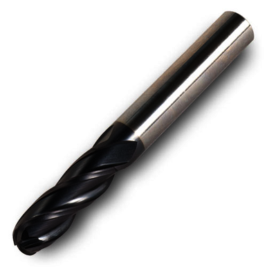 Ingersoll Cutting Tools 5668214 4.00 mm Cut Dia, Cylindrical 6 mm Shank Dia, 57 mm OAL, Indexable Ball Nose End Mill