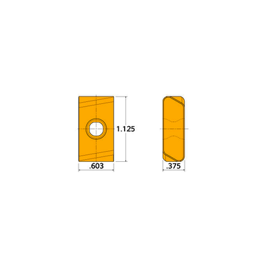 Ingersoll Cutting Tools 5800425 Insert Style LSE , Insert Size 434, IN10K, Milling Insert
