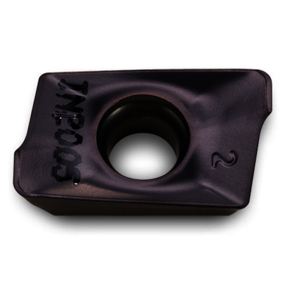 Ingersoll HI-POS™ 5813022 AOMT12 Multi-Purpose Milling Insert, ANSI Code: AOMT120408R IN2510, AOMT Insert, 120408 Insert, Carbide, Manufacturer's Grade: IN2510, Rhombic Shape