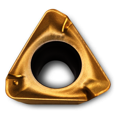 Ingersoll GOLD-TRIO 5813462 THLS06 Multi-Purpose Milling Insert, ANSI Code: THLS060408R IN2530, THLS Insert, 060408 Insert, Carbide, Manufacturer's Grade: IN2530