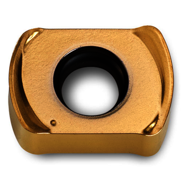 Ingersoll HI-FEED MINI™ 6126852 High Feed Multi-Purpose Milling Insert, ANSI Code: UNLU0603M0TR IN2504, UNLU Insert, 0603 Insert, Carbide, Manufacturer's Grade: IN2504
