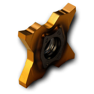Ingersoll Cutting Tools 6128275 Grade TT9080, 0.125 in Cutting Width, Carbide, Grooving Insert