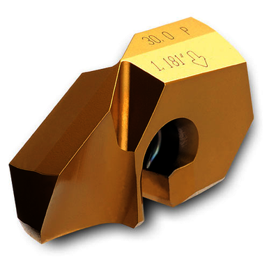 Ingersoll Cutting Tools 6137368 INSERT Series, 1.0320 (26.21 mm) Dia, IN2505, Replaceable Drill Tip