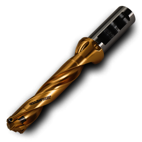 Ingersoll Cutting Tools 6181222 0.5709 (14.5 mm) to, 0.5866 (14.9 mm), 5XD, Replaceable-Tip Drill