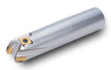 Ingersoll Cutting Tools 3000129 1.000 in Cut Dia, Special/Modified Weldon in Shank Dia, 5.5 in OAL, Indexable Ball Nose End Mill