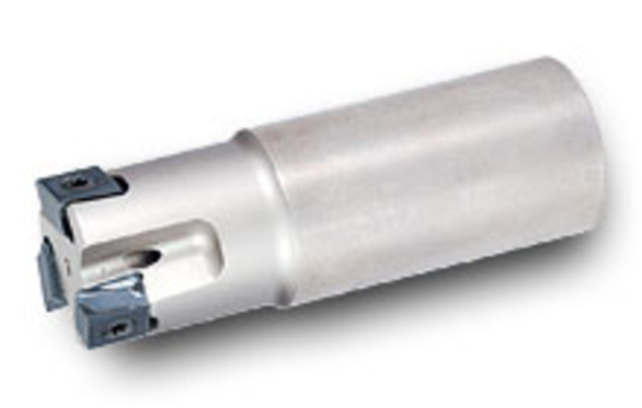 Ingersoll Cutting Tools 3030467 1.000 Cut Dia, 0.420 in Max Depth, 1.000 Shank Dia, Indexable Square-Shoulder End Mill