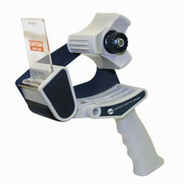 ipg® 1969 PG 2 Medium Grade Carton Sealing Dispenser, 5-1/2 in Roll, 3 in Core, Reinforced Steel/High Impact Plastic Frame, Gray