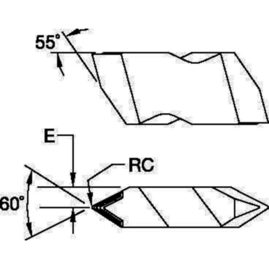 Kennametal 1112895 NT, 3, Grade KC730, Threading Insert