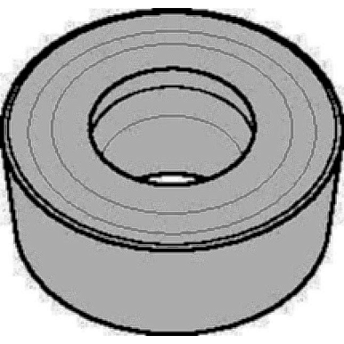 Kennametal 1161548 Insert Style RCMT, Insert Size 2006M0, Material Carbide, Milling Insert