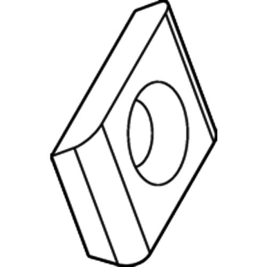 Kennametal 1180890 Insert Style CDE, Insert Size 322, Material Carbide, Milling Insert