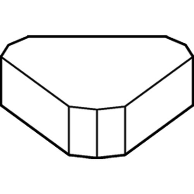 Kennametal 1252864 Insert Style TNJN, Insert Size 43, Material Ceramic, Milling Insert