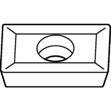 Kennametal 1542688 Insert Style XPMT, Insert Size 150412, Material Carbide, Milling Insert
