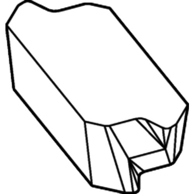 Kennametal 2210080 Insert Style LNCX, Insert Size 1806, Material Carbide, Milling Insert