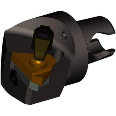 Kennametal 2527475 Size KM3225, 1.1811 in Head Length, Modular Threading Cutting Unit Head