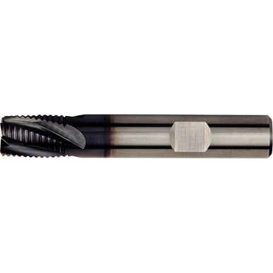 KENNAM 4046470 0.3937 in Milling Dia, 0.8661 in LOC, 2.8346 in OAL, 4 Flutes, Carbide, AlTiN, Roughing End Mills