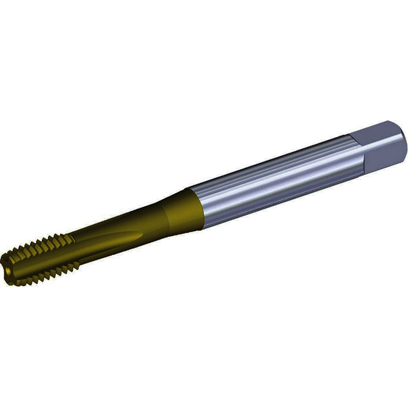 Kennametal 4156556 M12 X 1.5, METRIC FINE, 4 Flutes, HSS-E-PM, Uncoated, Straight Flute Tap