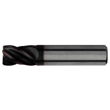Kennametal 4169806 0.188 in Dia, 4 Flute, Solid Carbide, Corner Radius & Corner Chamfer End Mill