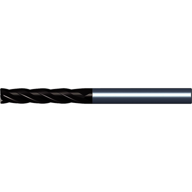 Kennametal 6086338 0.5625 in Milling Dia, 1.2500 in LOC, 3.5000 in OAL, 4 Flutes, Carbide, TiAlN, Square End Mills