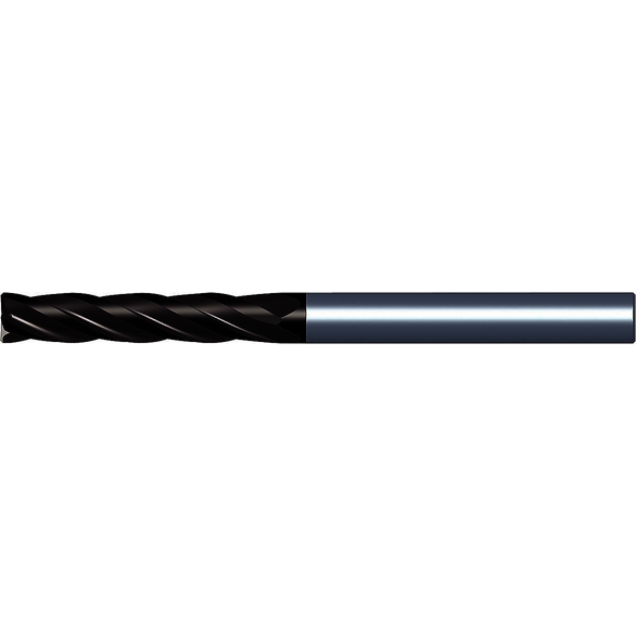 Kennametal 6086338 0.5625 in Milling Dia, 1.2500 in LOC, 3.5000 in OAL, 4 Flutes, Carbide, TiAlN, Square End Mills