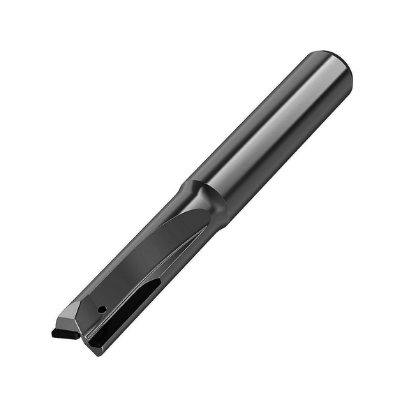 KENNAM 6752791 0.0118 in Corner Rad, 0.6299 in Mill Dia, 0.9843 in LOC, 3.7402 in OAL, 2 Flutes, Diamond, Uncoated, Corner Radius & Corner Chamfer End Mill