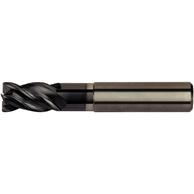 Kennametal 6769546 0.1378 in Milling Dia, 0.3937 in LOC, 2.2441 in OAL, 4 Flutes, Carbide, AlTiN, Square End Mills