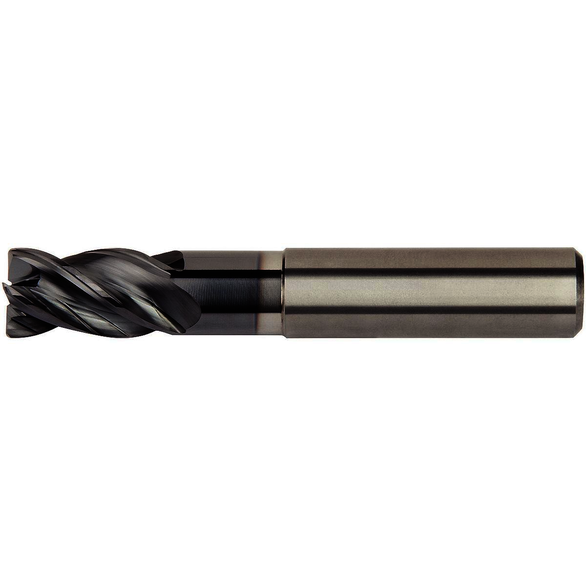 Kennametal 6769546 0.1378 in Milling Dia, 0.3937 in LOC, 2.2441 in OAL, 4 Flutes, Carbide, AlTiN, Square End Mills