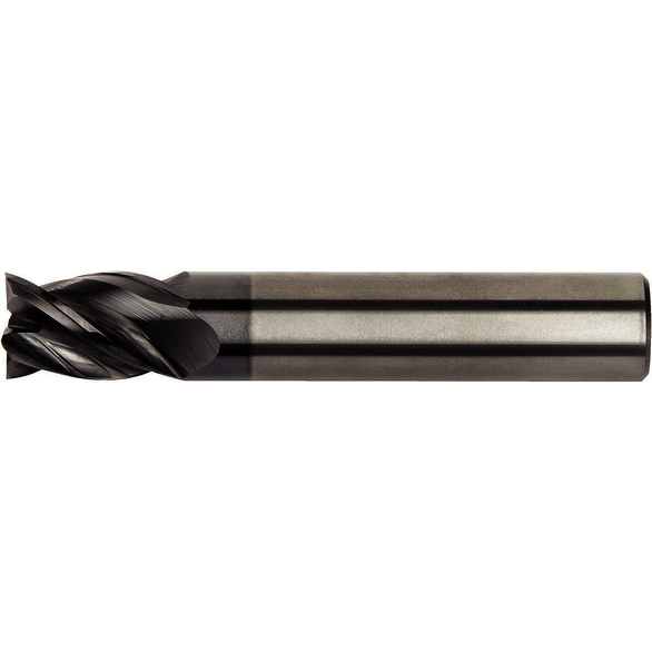 Kennametal 6769681 0.1378 in Milling Dia, 0.2756 in LOC, 2.1260 in OAL, 4 Flutes, Carbide, AlTiN, Square End Mills