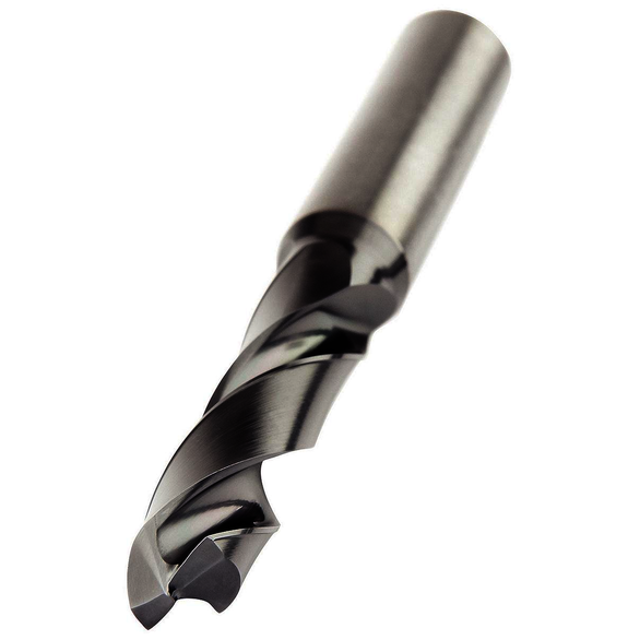 Kennametal 6781154 0.2008 in Drill Bit Size, 1.1024 in Flute Length, 2.5984 in OAL, 2 Flutes, Carbide, Screw Machine Length Drill Bit