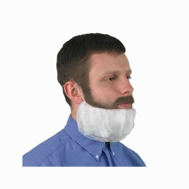 KleenGuard 66815 A10 Light Duty Beard Cover, Universal, White, Polypropylene