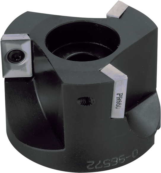 KYOCERA FM300090RH FM Series Fixed Pocket Square Shoulder Indexable Face Mill, ANSI Code: FM300090RH, 3 in Dia Cutting, 1.7809999999999999 in OAL, XPMT Insert, 0.6 in Max Depth of Cut, 1 in Dia Arbor Hole, 90 deg Lead Angle