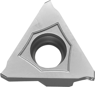 KYOCERA GBA43R300030MYTN6020 3-Cutting Edge Grooving Insert, ANSI Code: GBA43R300030MY TN6020, GBA Insert, 43 Insert, Right Hand Cutting, 0.1181 in W Cutting, Manufacturer's Grade: TN6020, TiCN Coated, Material Grade: M, P