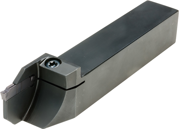 KYOCERA KGDL1616JX2 Small Diameter Indexable Grooving Toolholder, Left Hand Cutting, 5.689 in L Shank, 0.0787 in W Min Groove, 0.6299 in H x 0.6299 in W Shank