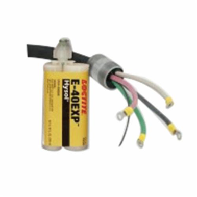 Loctite® 1511653 Hysol® EA E-40EXP® 2-Part High Performance Epoxy Potting Compound, 200 mL Dual Cartridge, Liquid, White/Black, 1.12 Part A, 1.14 Part B