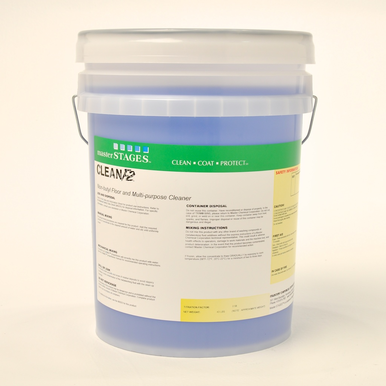 Master STAGES™ CLEANF2/5 Super Concentrate Non-Butyl Floor Multi-Purpose Cleaner, 5 gal Pail, Mild Citrus, Liquid, Blue