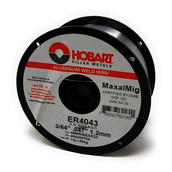 WELD WIRE 4043 ALUM. - 3/64 DIA.