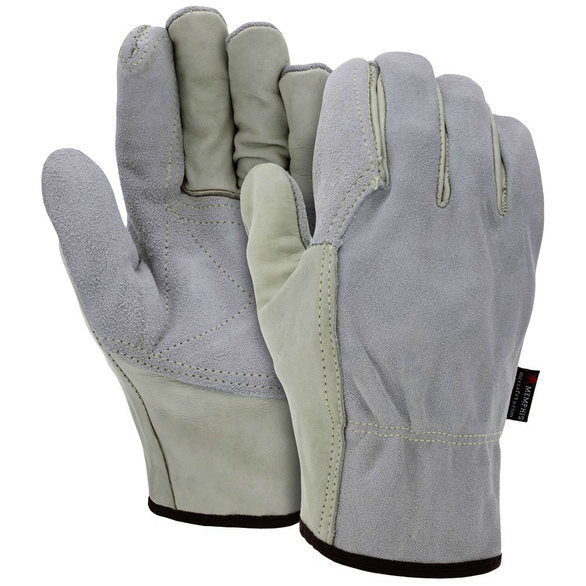 MCR Safety 32056DPS Men's Size Small, Women's Size Small, Leather, Leather Palm