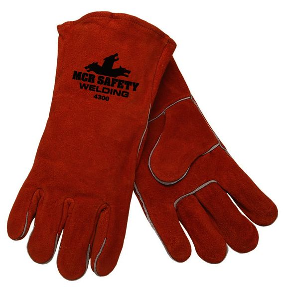 MCR Safety 4300 X-Large Size Leather Welding Gloves