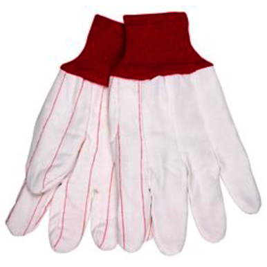 MCR Safety 9018CDPCR Size Large, Canvas, Knit Wrist, Palm Coated Gloves