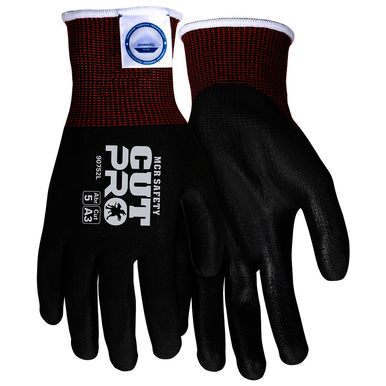 MCR Safety 90752XL Size X - Large, Polyurethane Coated, Diamond Tech, Cut Resistant Gloves