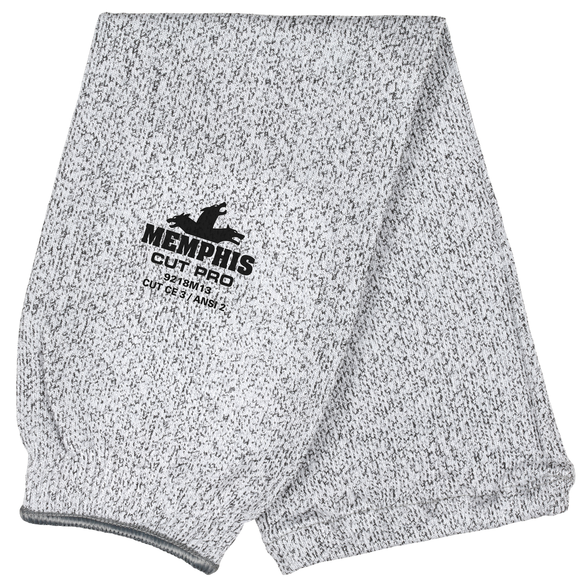 MCRSAF 9218M13, Shirred Slip-On, High Performance Polyethylene, Universal, Cut Resistant Sleeve