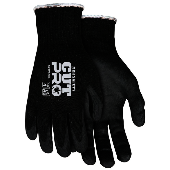 MCR Safety 92720NFL Size Large, Nitrile Coated, Hypermax, Cut Resistant Gloves